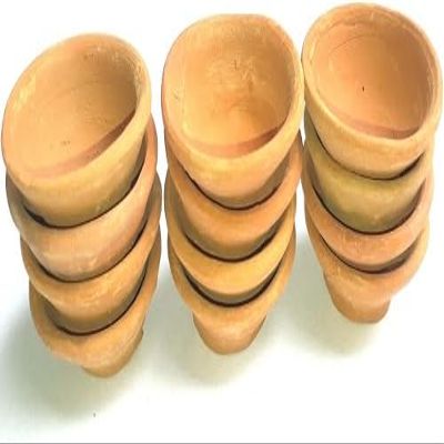 Clay Diya for Home & Office Temple , Gifting , Festival , Home Decor , Diwali Festival (Pack of 21)
