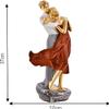 Homely Touch Valentine Romantic Love Couple Statue for Home Decor Showpiece Figurine view 3
