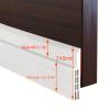 YIZHONG Door Draft Stopper Weather Stripping for Doors, Draft Stopper Gap Filler, Effective Bug & Dust Sweep, Premium Silicone Storm Guard view 2