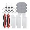 Jicior Hepa Filter Mop Cloth Parts Compatible with Karcher RCV 3 Vacuum Cleaner Accessories Roller Side Brush Tool Brushes Replacement(Set2) view 2