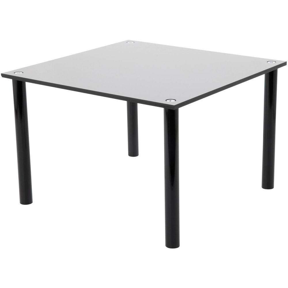 Plymor Black Acrylic Square 4-Leg Display Riser, 8" H x 12" W x 12" D