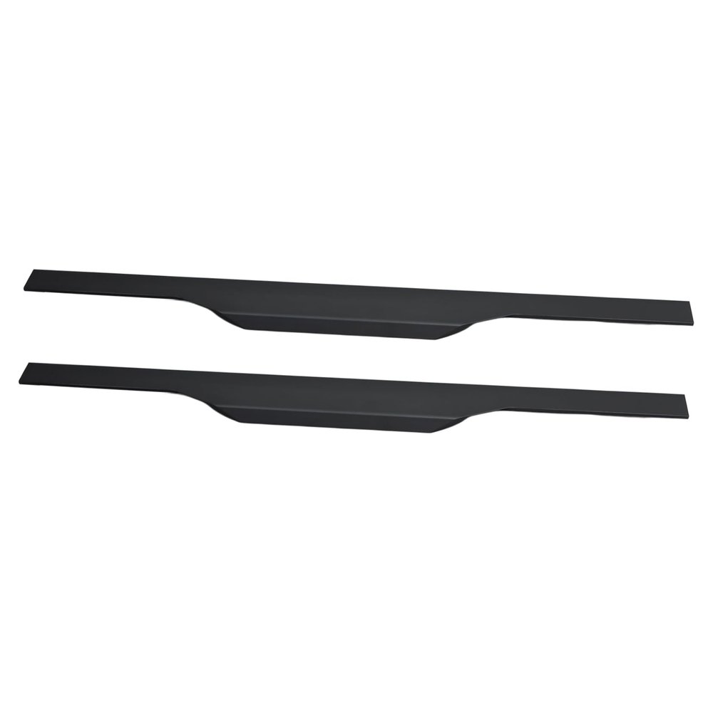 Yardenfun 1set Delicate Thumb Door Pull Handle Modern Cabinet Pulls for Effortless Opening for Cabinets Dressers and Closets Finish
