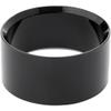 Plymor Black Acrylic Beveled Egg, Marble, Ball or Sphere Display Holder Stand, 1" H x 2" W (6 Pack) view 1