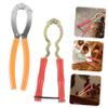COLLBATH 2 Pcs Heavy Duty Walnut Crackers Metal Nutcracker for Kitchen Walnut Opener Tool Portable Design view 4
