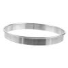 BEBEMOKO Stainless Steel Pizza Saucing Ring for Even Sauce Distribution Round Pizza Baking Tool for Easy Cleanup and Extra Toppings Durable Kitchen Accessory view 1