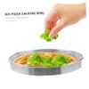 BEBEMOKO Stainless Steel Pizza Saucing Ring for Even Sauce Distribution Round Pizza Baking Tool for Easy Cleanup and Extra Toppings Durable Kitchen Accessory view 2