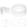 CHILDWEET 10pcs Scarf Rack Organizer Versatile Hanger for Scarves Ties Belts Space-Saving Storage for Closets Retail Displays Design view 3