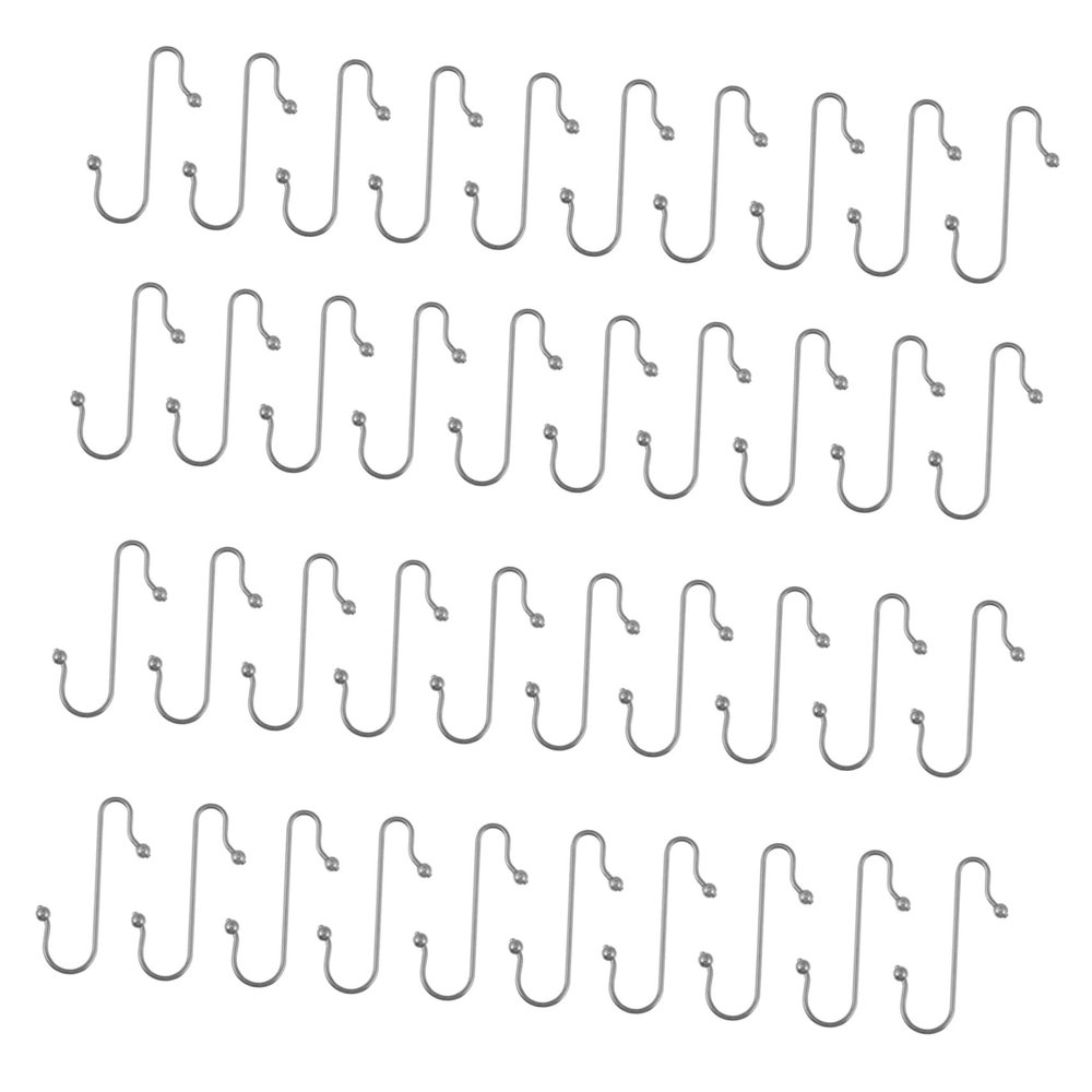 Garneck Unique Christmas Tree Hooks 40pcs Iron s Hooks Christmas Balls Ornament Hangers for Decorations Parties