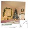 Garneck Unique Christmas Tree Hooks 40pcs Iron s Hooks Christmas Balls Ornament Hangers for Decorations Parties view 2