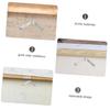 COOLHIYA 100pcs Aluminum Alloy Spring Clips Picture Frame Hardware for Easy Installation Sturdy Backing Clips for Photo Display and Use view 3