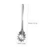 BIUDECO Stainless Steel Spaghetti Server Spoon Pasta Tool with Ergonomic Handle Kitchen Utensil for Home and Restaurant Use view 2