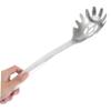 BIUDECO Stainless Steel Spaghetti Server Spoon Pasta Tool with Ergonomic Handle Kitchen Utensil for Home and Restaurant Use view 3