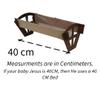 A&C Quinceaeras and More Handmade Baby Jesus Manger Figurine Pesebre de madera para Nio Dios (40 CM) view 2