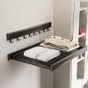 Towel Racks for Bathroom, Adjustable Towel Bar, Hotel Style Wall Mount with Screws Hand Towel Bar, Towel Rack Rod Hanger(Black,60cm(24in)) view 1