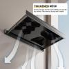 Towel Racks for Bathroom, Adjustable Towel Bar, Hotel Style Wall Mount with Screws Hand Towel Bar, Towel Rack Rod Hanger(Black,60cm(24in)) view 4