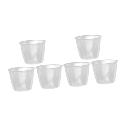 BEBEMOKO 6pcs Transparent Rice Measuring Cup Measuring Cup for Rice and Dry Ingredients Reusable Kitchen Utensils for Cooking and Baking
