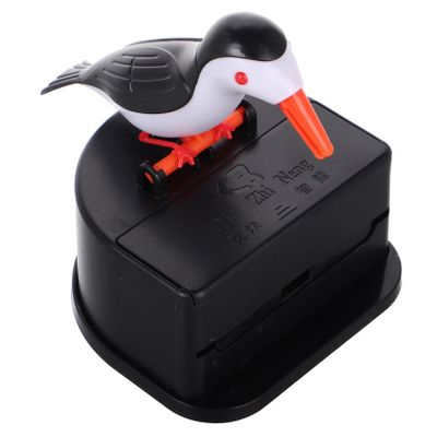 Garneck Toothpick Holder for Purse Retro Style Automatic Toothpick Dispenser Sturdy Material Unique Bird Design