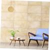 SOESFOUFU 2pcs Woven Lamp Covers Pastoral Style Ceiling Shade Diy Lamp Decor Accessories for Indoor Lighting Natural Rattan Design Yellow Ball Shade view 4