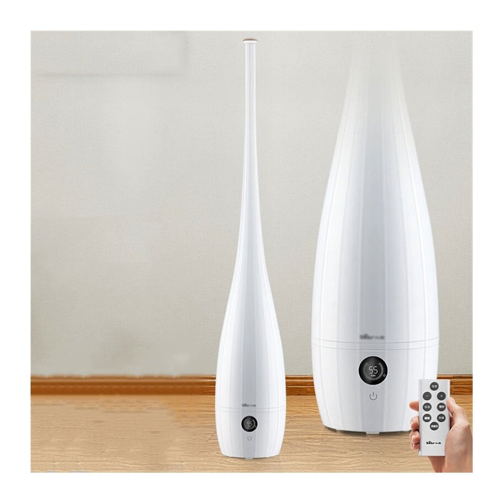 JKSVTF Humidifier Bedroom Humidifier Floor Type 4L Large Capacity Oil Diffuser Silent Humidifier with Remote Control - Auto Shut-Off - for Babies Nursery and Whole House Quiet Humidifier