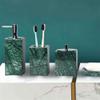 SLMslmsh-5188 Soap Dispenser Exquisite Marble Soap Dispenser Simple Light Luxury Press Dispenser Bottle Bathroom Bathroom Lotion Bottle Soap Dispenser for Kitchen & Bathroom(Green) view 3