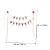CHILDWEET Happy Birthday Cake Topper Elegant Cake Picks for Birthday Parties Reusable Decoration Versatile Dessert Toppers for Celebrations view 2