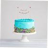 CHILDWEET Happy Birthday Cake Topper Elegant Cake Picks for Birthday Parties Reusable Decoration Versatile Dessert Toppers for Celebrations view 4