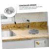CHILDWEET Flipping Recessed Trash Can Lid for Bathroom and Kitchen Easy to Clean Scratch-resistant Cover for Space-saving view 3
