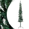Slim Artificial Half Christmas Tree with Stand Green 6 ft,Half Christmas Tree with 246 Tips SpaceSaving and Economical for Small Spaces Holiday Decorations, Christmas Decor Trees view 1