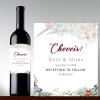 Christmas Wine Bottle Labels Personalized, Custom Label for Wine Waterproof Personalized Your Text/Logo/Image for Wedding Birthday Party Christmas Wine Labels view 3