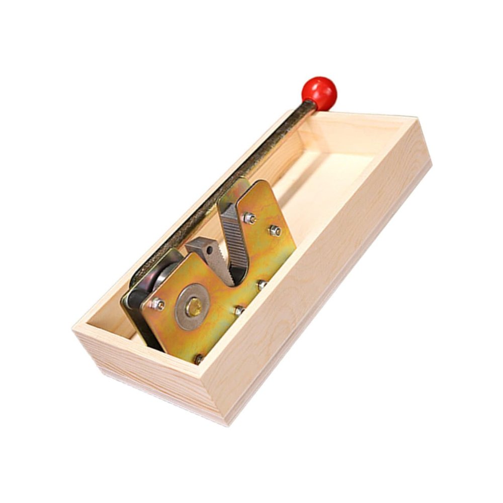 Wooden Handle Nut Opener for Walnuts and Nuts, Stainless Steel