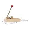 Wooden Handle Nut Opener for Walnuts and Nuts, Stainless Steel view 4