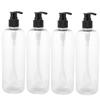 CAXUSD 4pcs Press Pump Emulsion Bottle Travel Container for Shampoo Lotion and Liquid Soap Lightweight and Leakproof Design for Convenient Use view 1