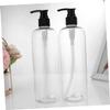 CAXUSD 4pcs Press Pump Emulsion Bottle Travel Container for Shampoo Lotion and Liquid Soap Lightweight and Leakproof Design for Convenient Use view 2