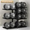 Pots and Pans Organizer Under Cabinet, 4 Tire Adjustable Kitchen Cabinet Organizer Rack, Heavy Duty Backing Sheet Rack, Pot/Pan Rack for Cabinet Pantry Storage Organizer Black view 4