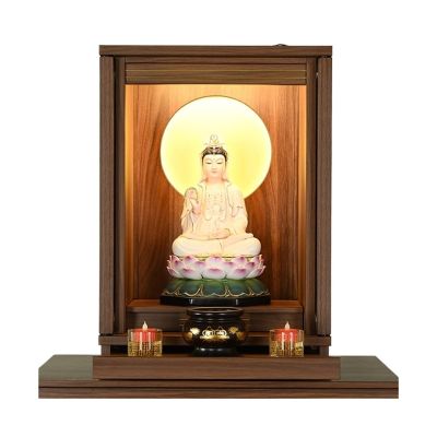 Altar Cabinet,Buddha Altar Shelf Flipped Door With Door, Buddhist Niche, Modern And Simple Household Wall Hanging, Economical Supply Platform, Offering Guanyin God Of Wealth Shrine, Hanging Cabinet St