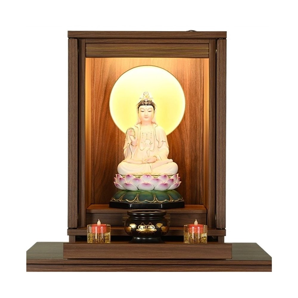Altar Cabinet,Buddha Altar Shelf Flipped Door With Door, Buddhist Niche, Modern And Simple Household Wall Hanging, Economical Supply Platform, Offering Guanyin God Of Wealth Shrine, Hanging Cabinet St