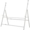 JKSVTF Whiteboard Stand Easel Foldable White Metal Stand,Height Adjustable,for Large Dry Erase Board,Chalkboard,Stand Only view 1