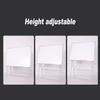 JKSVTF Whiteboard Stand Easel Foldable White Metal Stand,Height Adjustable,for Large Dry Erase Board,Chalkboard,Stand Only view 3