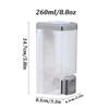 RUJHGL Farmhouse Manual Soap Dispenser Wall Mount Bathroom Soap Dispenser 8.8Oz/260Ml Refillable Liquid Bottles Lotion Dispensers Soap Pump Pump Bottle view 2