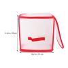 VILLFUL 2pcs Christmas Storage Box Foldable Multi Container for Organizing Holiday Decor Design for Easy Viewing and Access for and Party Supplies view 2