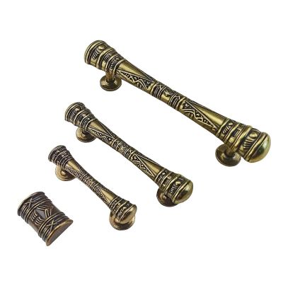 SOSODBBM Zinc Alloy Bronze Furniture Vintage Handles for Kitchen Cabinets Door Drawer Knobs Wardrobe Cupboard Handle Dresser Drawer Pulls 2Pcs(Knob 35mm)
