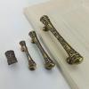 SOSODBBM Zinc Alloy Bronze Furniture Vintage Handles for Kitchen Cabinets Door Drawer Knobs Wardrobe Cupboard Handle Dresser Drawer Pulls 2Pcs(Knob 35mm) view 4