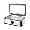 Electric Food Warmers for Parties with Glass Cover Temperature Adjustable Buffet Servers and Warmers for Party, Banquet(13.5L 1/1 Size) view 1