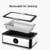 Electric Food Warmers for Parties with Glass Cover Temperature Adjustable Buffet Servers and Warmers for Party, Banquet(13.5L 1/1 Size) view 4