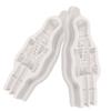 Tofficu 2pcs Christmas Nutcracker Soldier Mold Epoxy Craft Mold for DIY Desktop Xmas Ornament Unique Holiday Decor for Christmas Party Home Decoration view 1