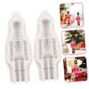 Tofficu 2pcs Christmas Nutcracker Soldier Mold Epoxy Craft Mold for DIY Desktop Xmas Ornament Unique Holiday Decor for Christmas Party Home Decoration view 4