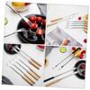 COLLBATH 12pcs Stainless Steel Fondue Forks for Cheese Fondue Dipping Forks Wooden Handle for Buffet Catering Restaurant view 2