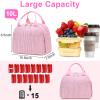 Bluboon Lunch Box for Women Cute Lunch Bag Reusable Insulated Lunch Bags Large Capacity Lunchbox Cooler for Work Picnic or Travel view 2