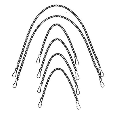 LALAFINA 18pcs Hanging Chains Hooks for Plants Bird Feeders and Lanterns Iron Hangers for Decor Options
