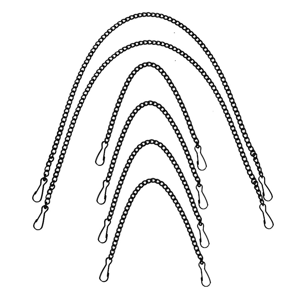 LALAFINA 18pcs Hanging Chains Hooks for Plants Bird Feeders and Lanterns Iron Hangers for Decor Options